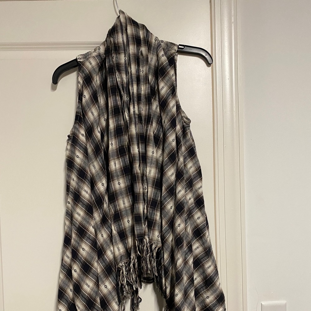 Women’s plaid vest